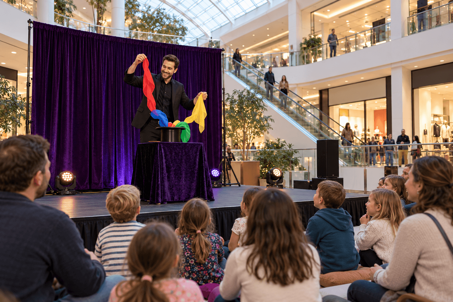 Spectacle de magie déambulatoire